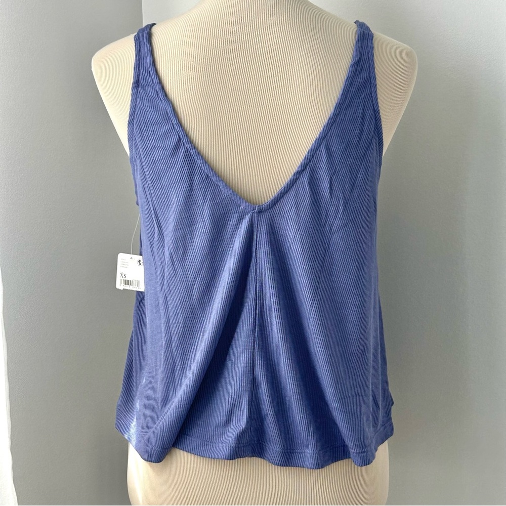 🍒NWT Free People Intimately Dani Tank Top in Dusty Iris. Size: XS - Picture 5 of 11